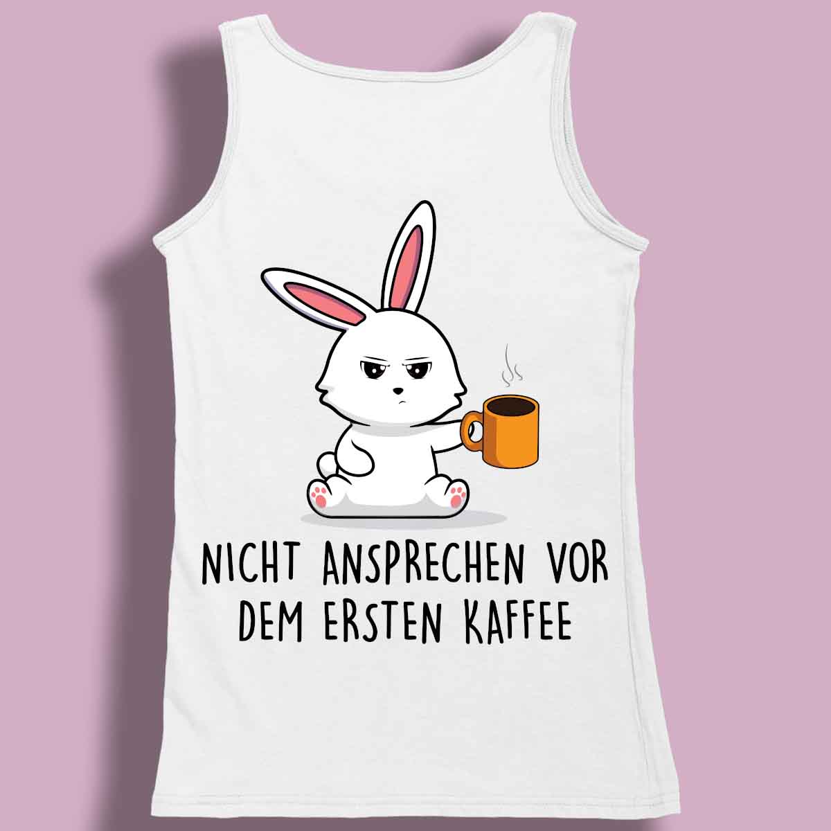 Ansprechen Bunny - Premium Tanktop Rückendruck Damen