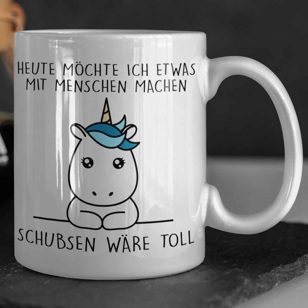 Schubsen Simple Einhorn - Tasse