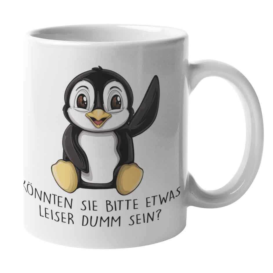 Leise Pinguin - Tasse