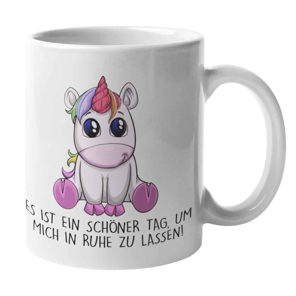 Ruhe Einhorn - Tasse