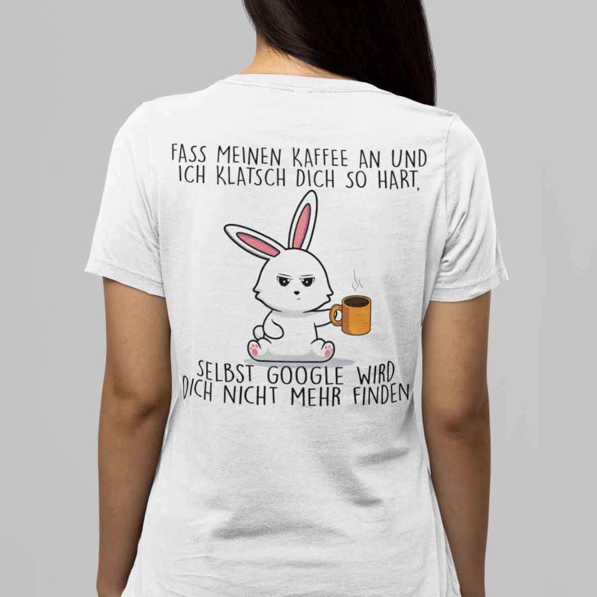 Google Bunny - Shirt Unisex Rückendruck
