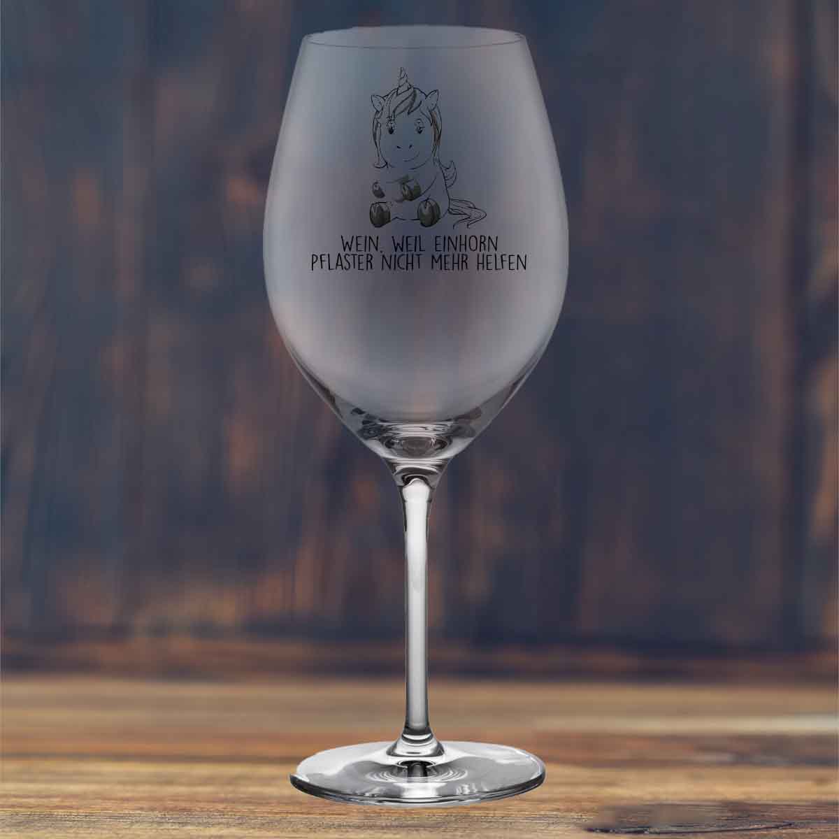 Pflaster Weinhorn - Weinglas