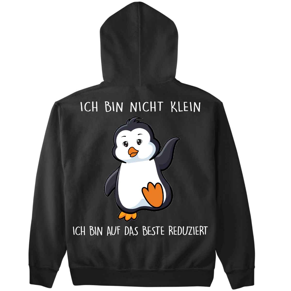 Reduziert Pinguin - Premium Hoodie Unisex Rückendruck