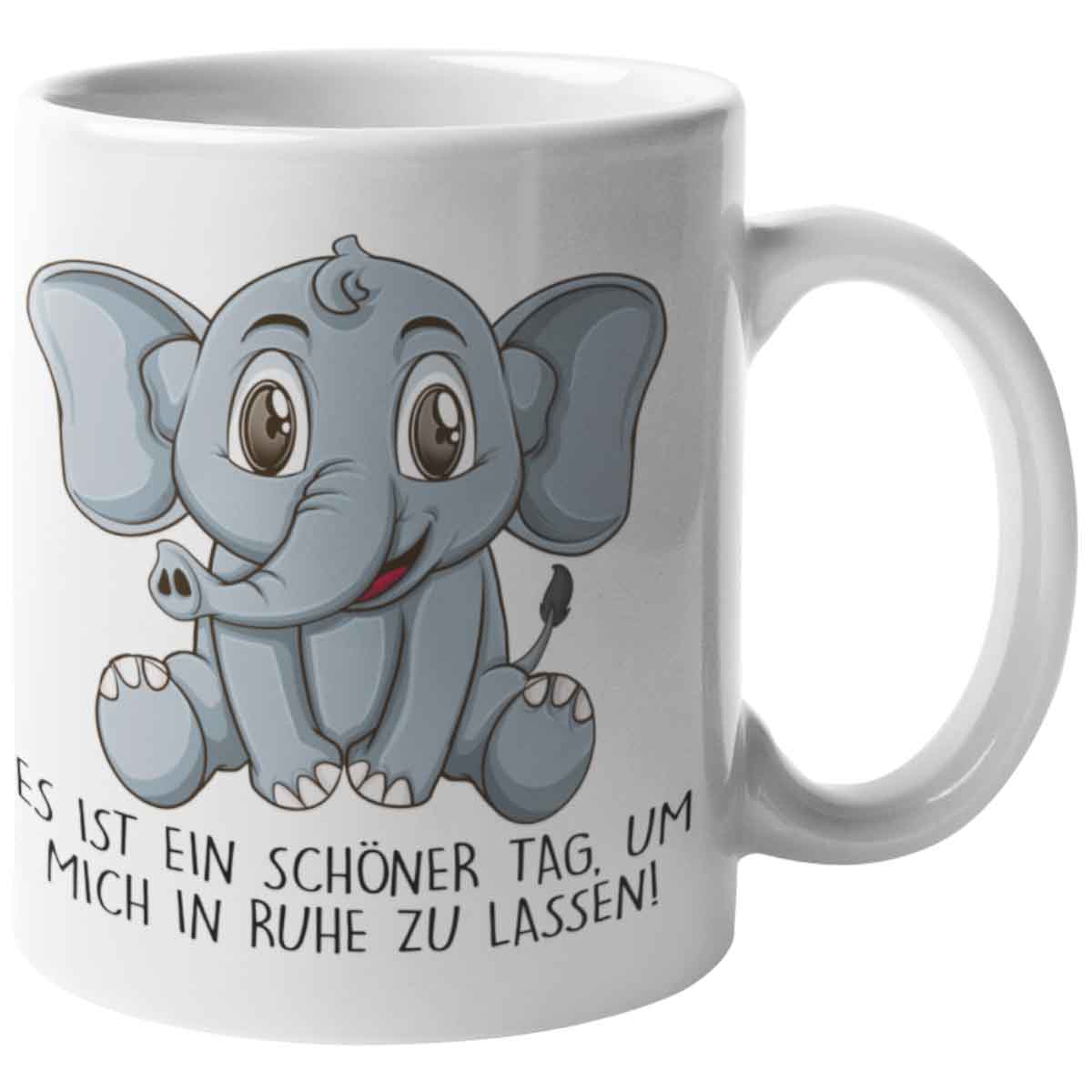 Ruhe Elefant - Tasse