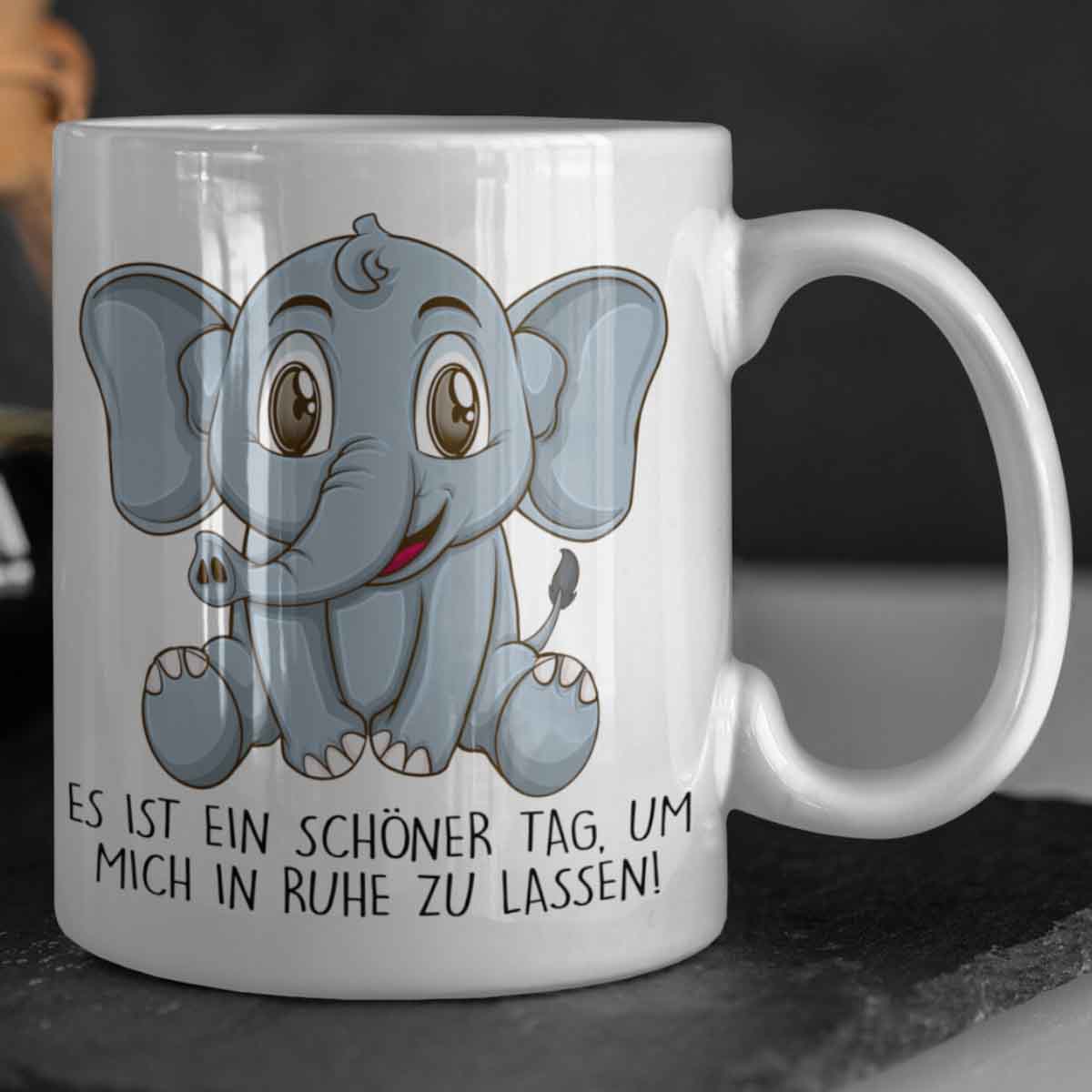 Ruhe Elefant - Tasse