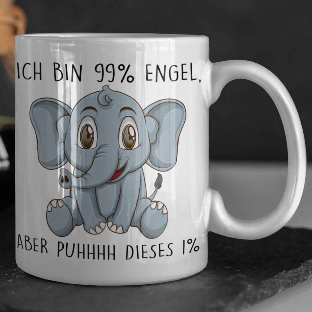 Engel Elefant - Tasse