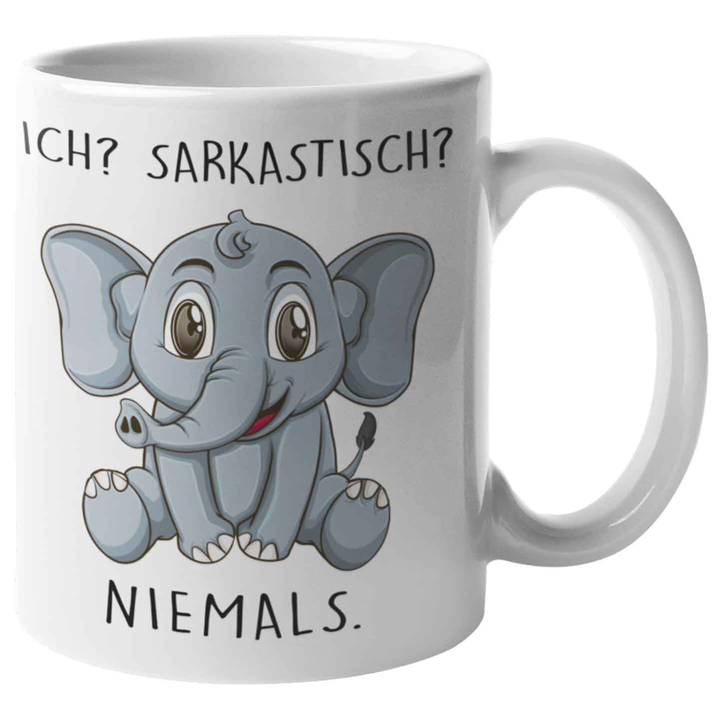 Sarkastisch Elefant - Tasse