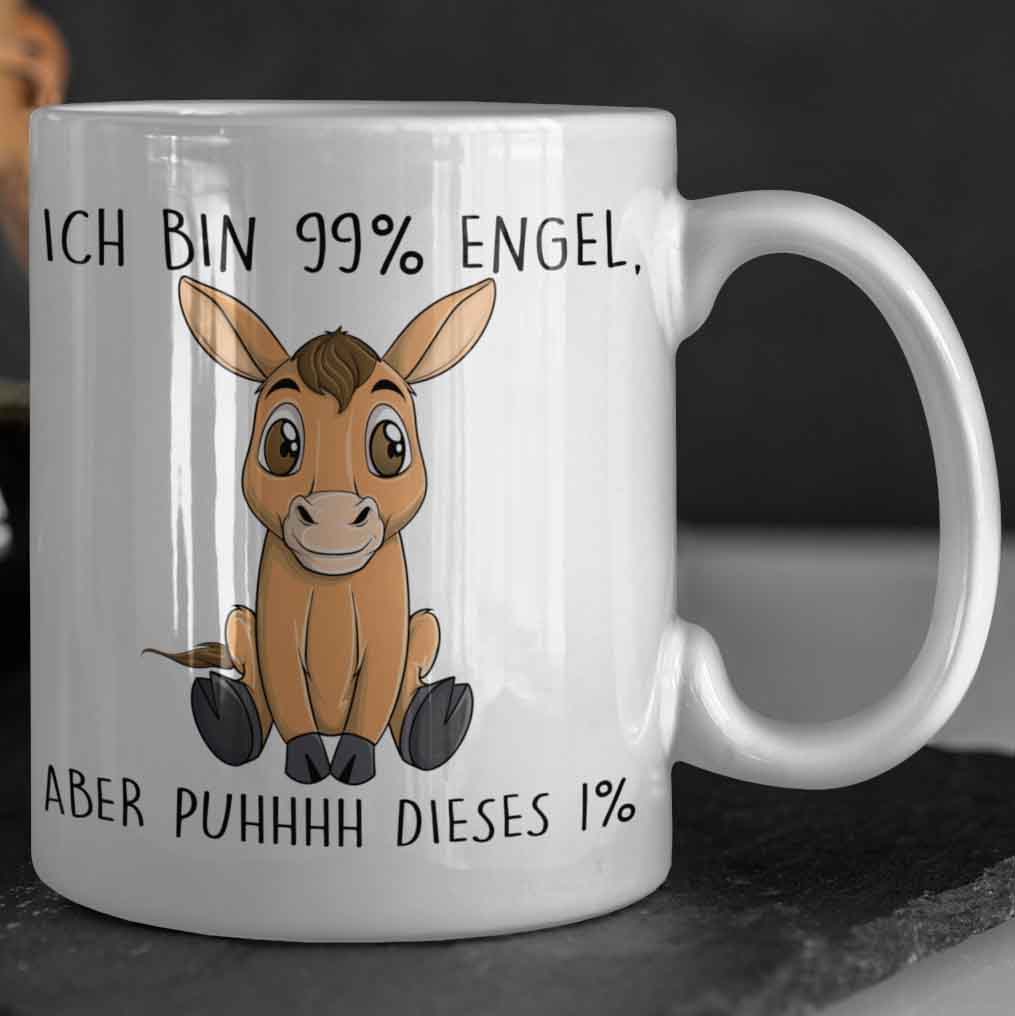 Engel Pferd - Tasse