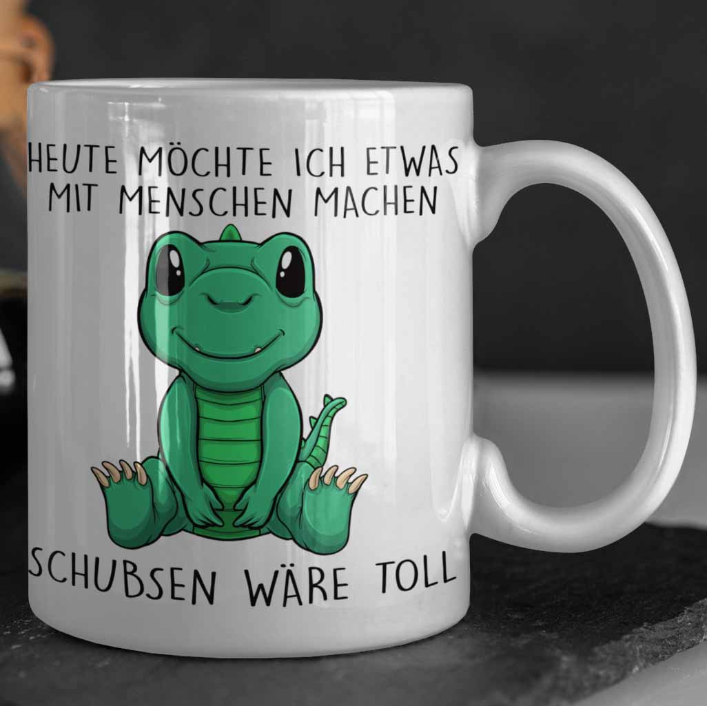 Schubsen Dinosaurier - Tasse