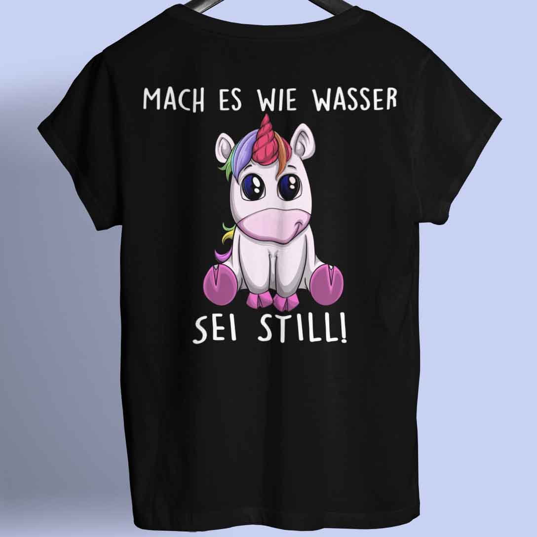 Still Einhorn - Shirt Rückendruck