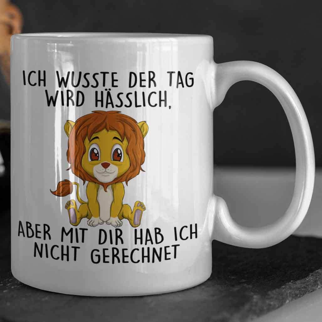 Hässlich Löwe - Tasse