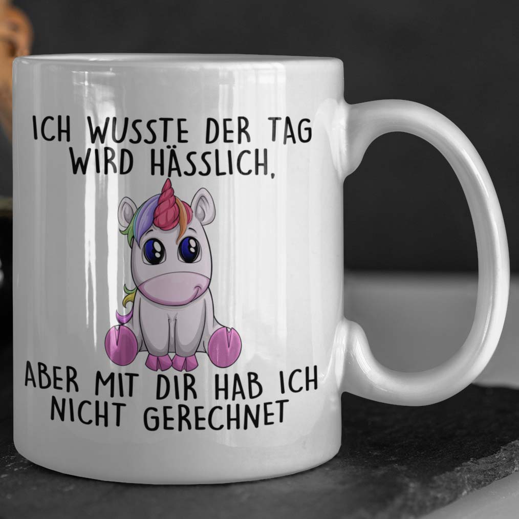 Hässlich Einhorn - Tasse
