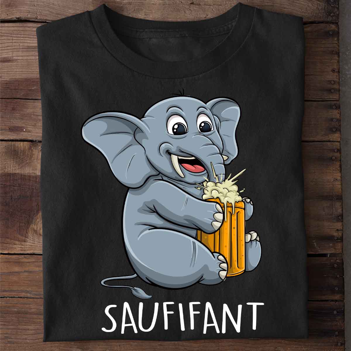 Saufifant Bierlefant - Shirt Unisex