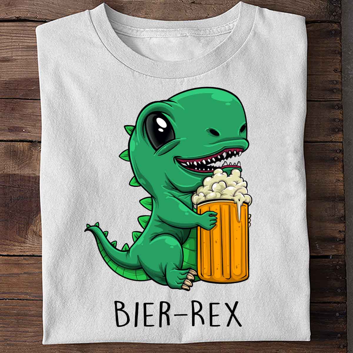 Bier-Rex Dino - Shirt Unisex