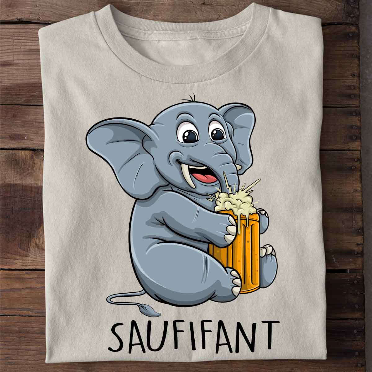 Saufifant Bierlefant - Shirt Unisex