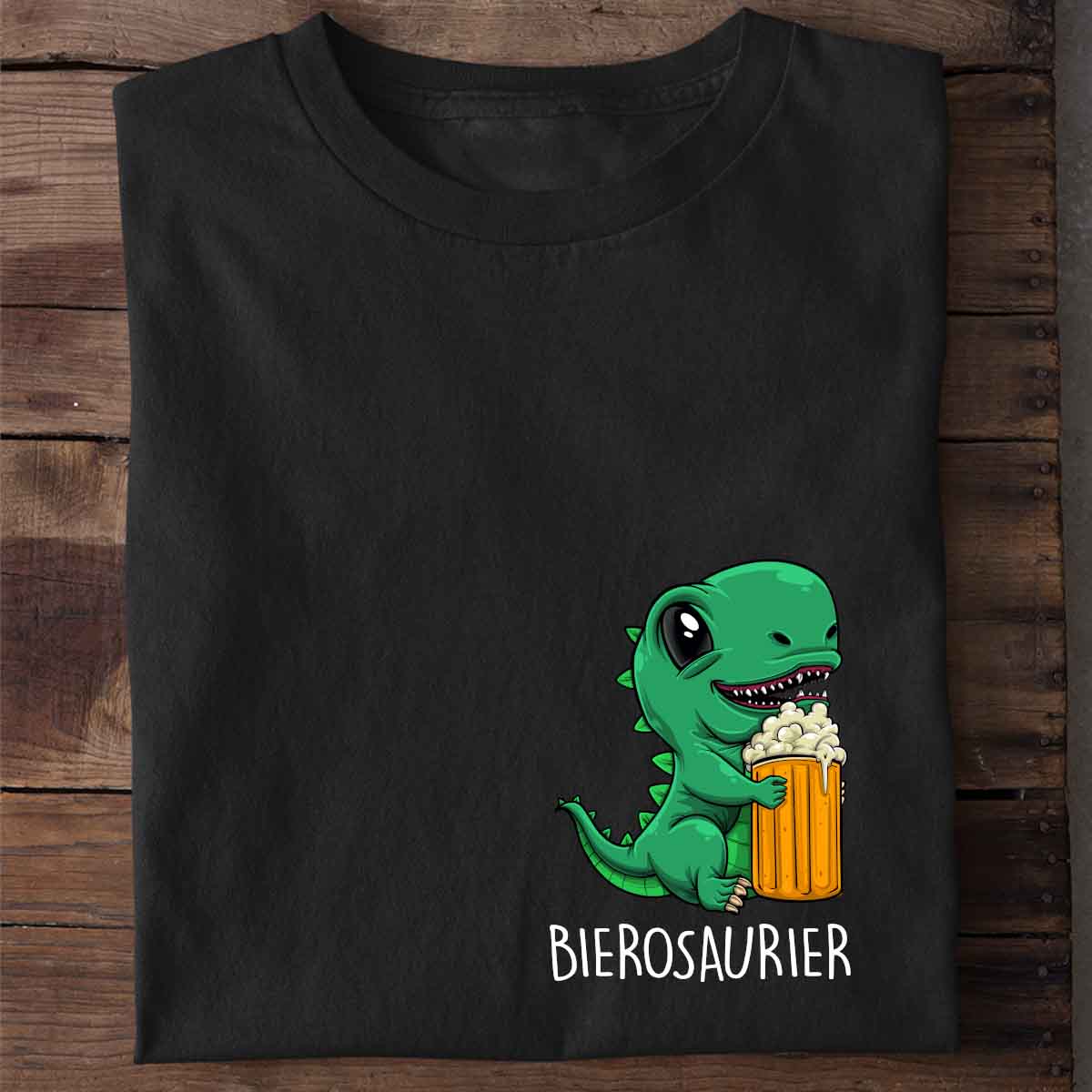 Bierosaurier - Shirt Unisex Brust