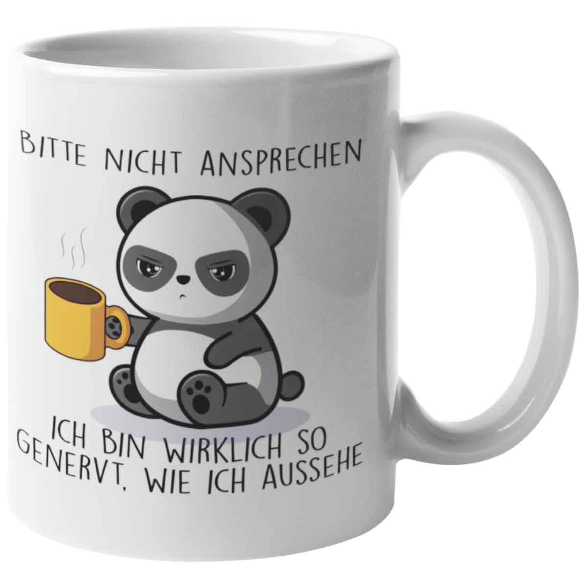 Genervt Cute Panda - Tasse