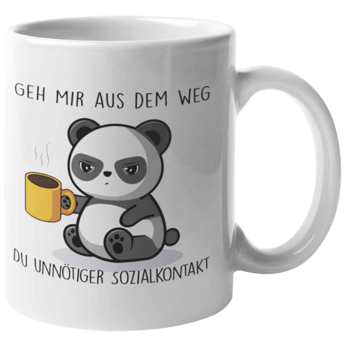 Sozialkontakt Cute Panda - Tasse