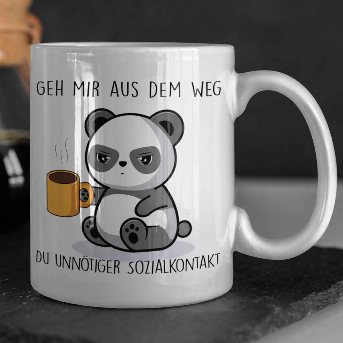 Sozialkontakt Cute Panda - Tasse