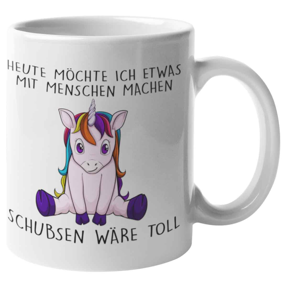 Schubsen Einhorn 2 - Tasse
