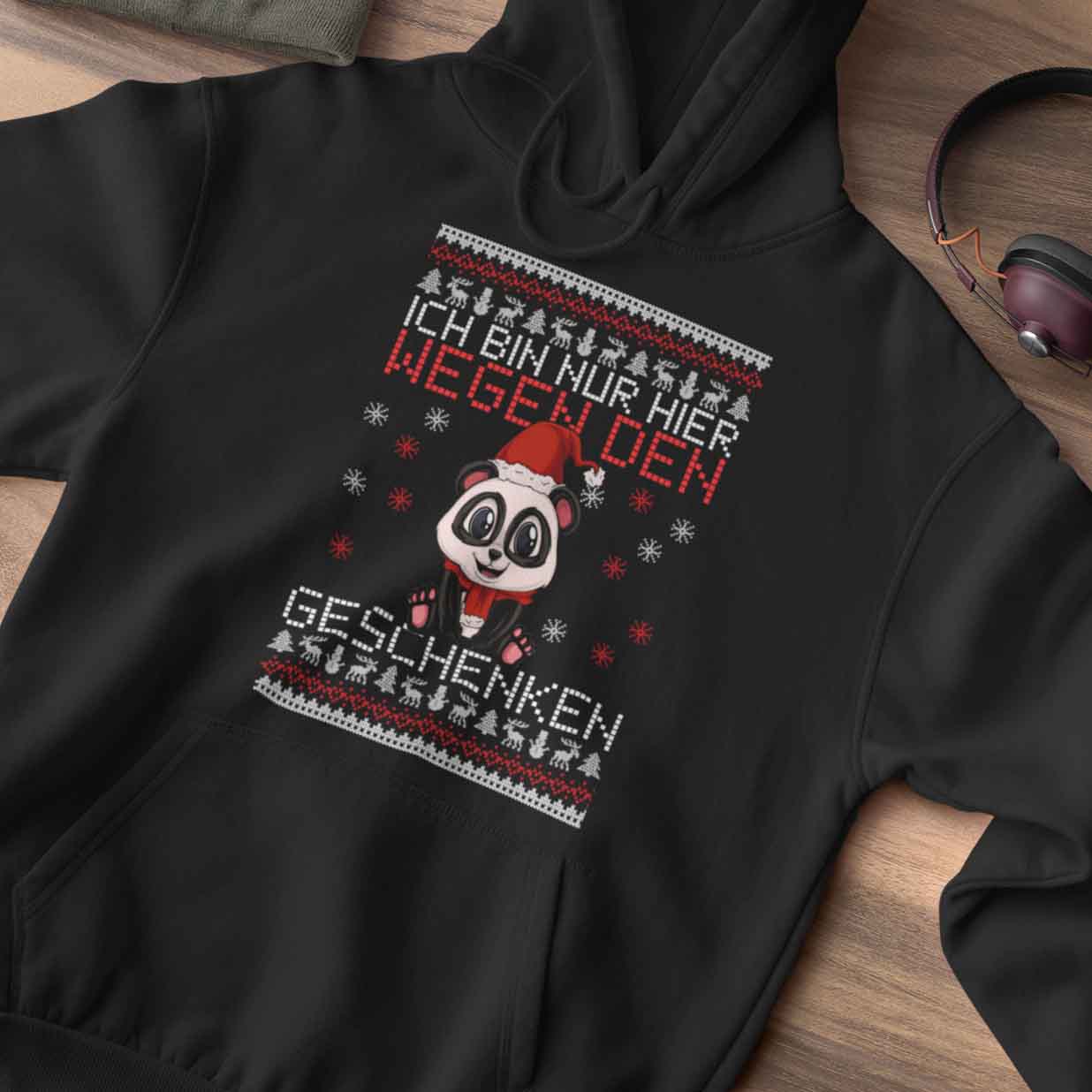 Geschenkgrund Panda - Hoodie Unisex