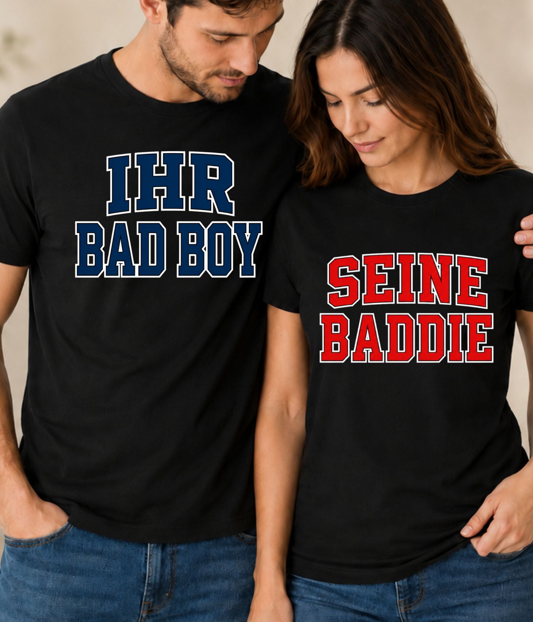 seine baddy / ihr bad boy - Shirt Couple Bündel