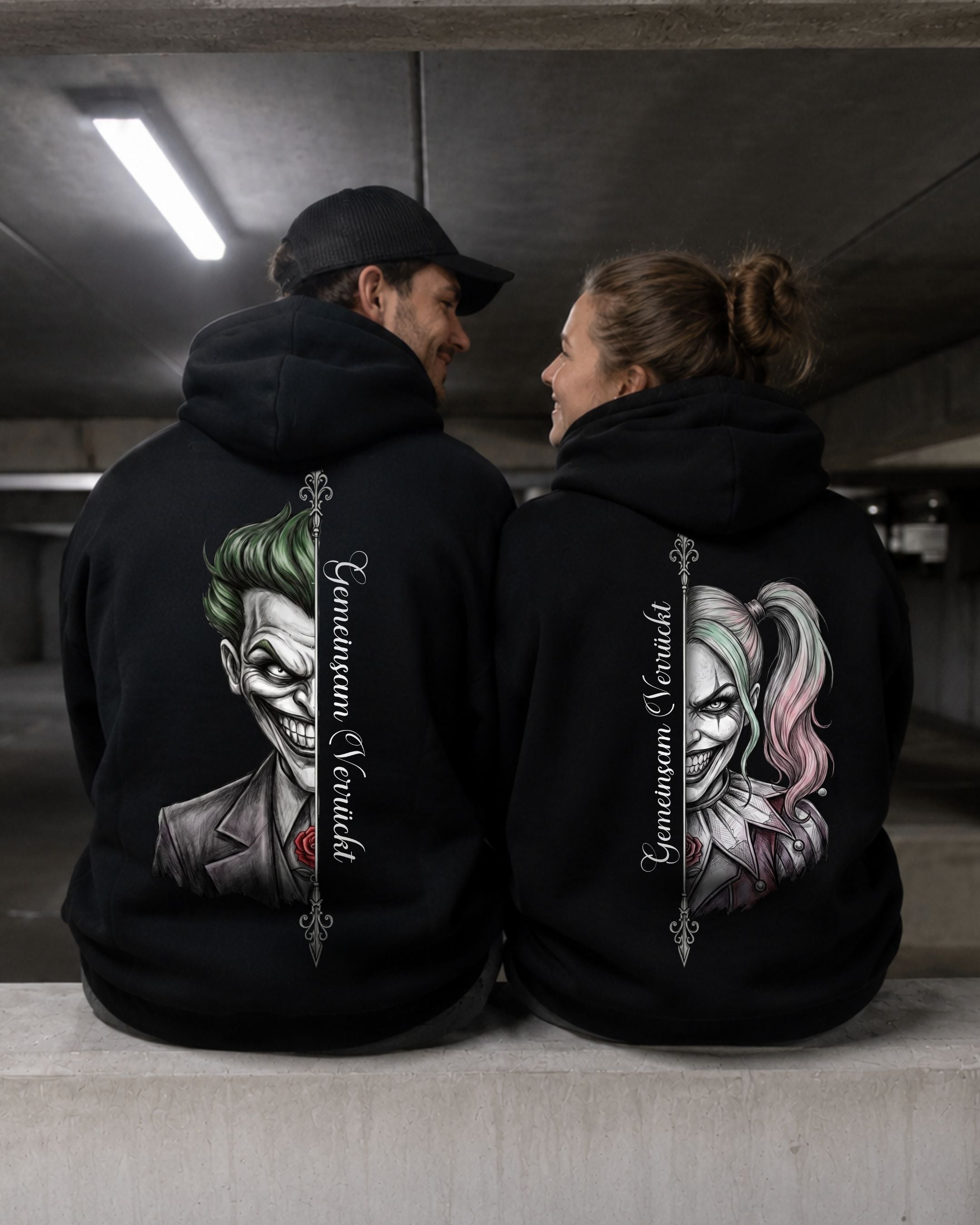 Gemeinsam Verrückt Real - Kuschel Hoodie Bündel