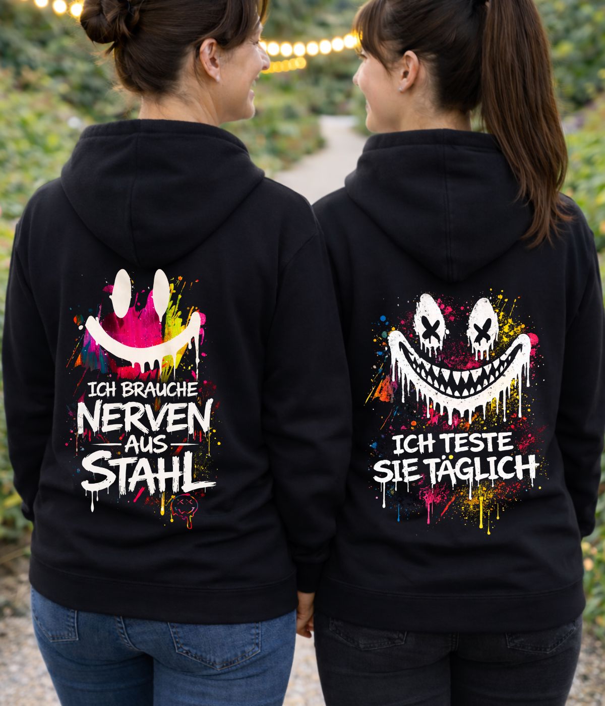 Nerven aus Stahl - Hoodie Bündel (Mutter und Tochter)