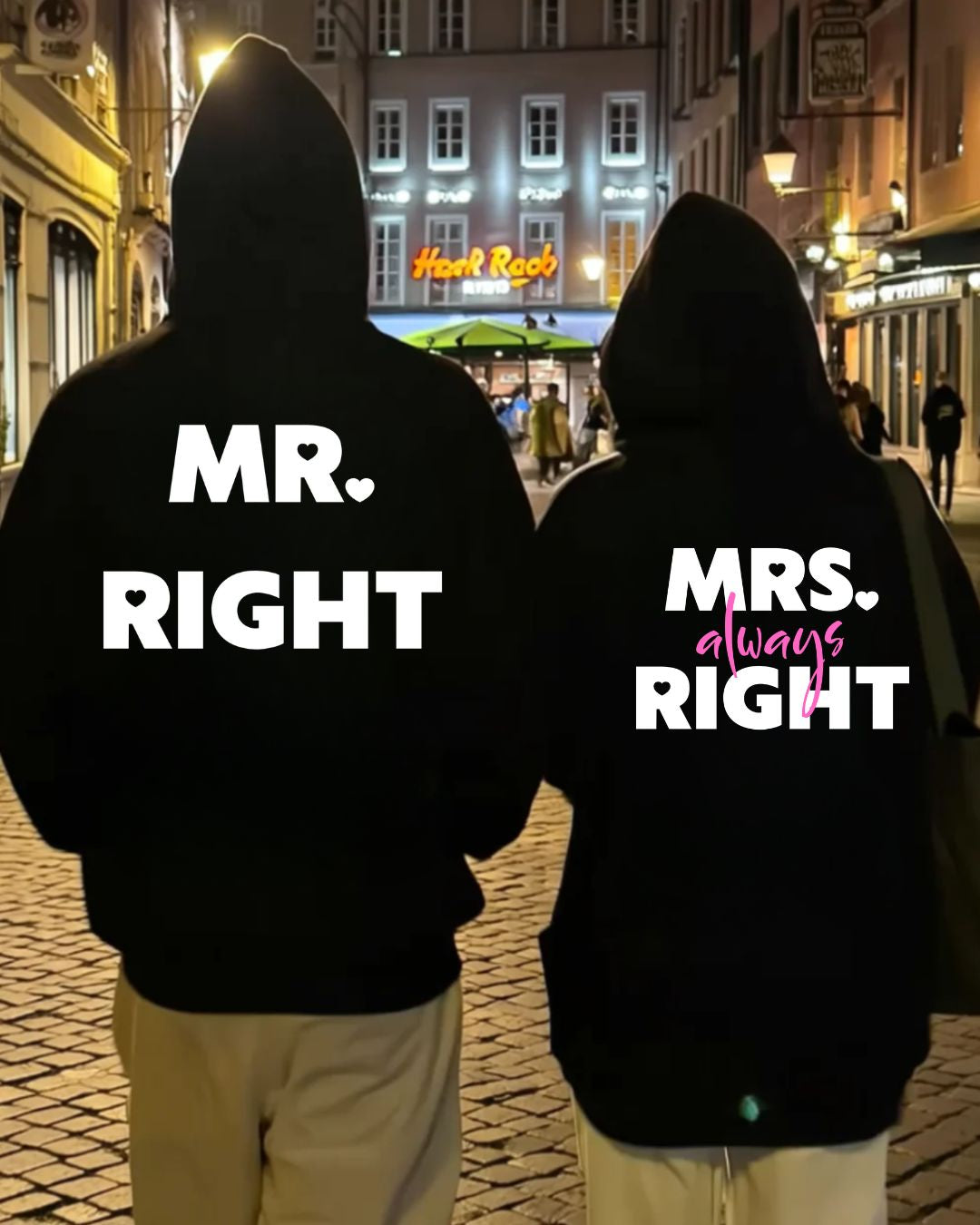 Mr./Mrs. Right -  Kuschel Hoodie Bündel