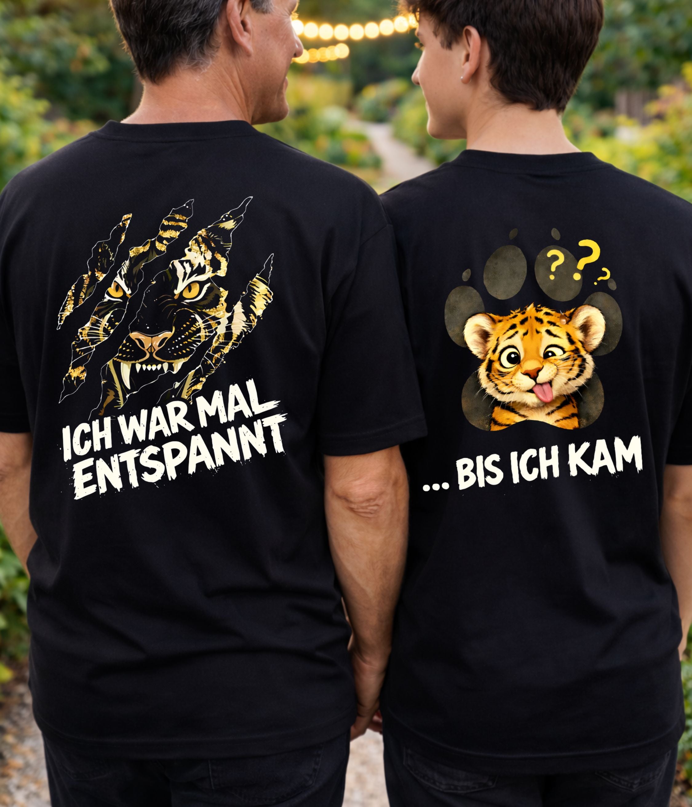 Tiger - Shirt Couple Bündel (Vater und Sohn)
