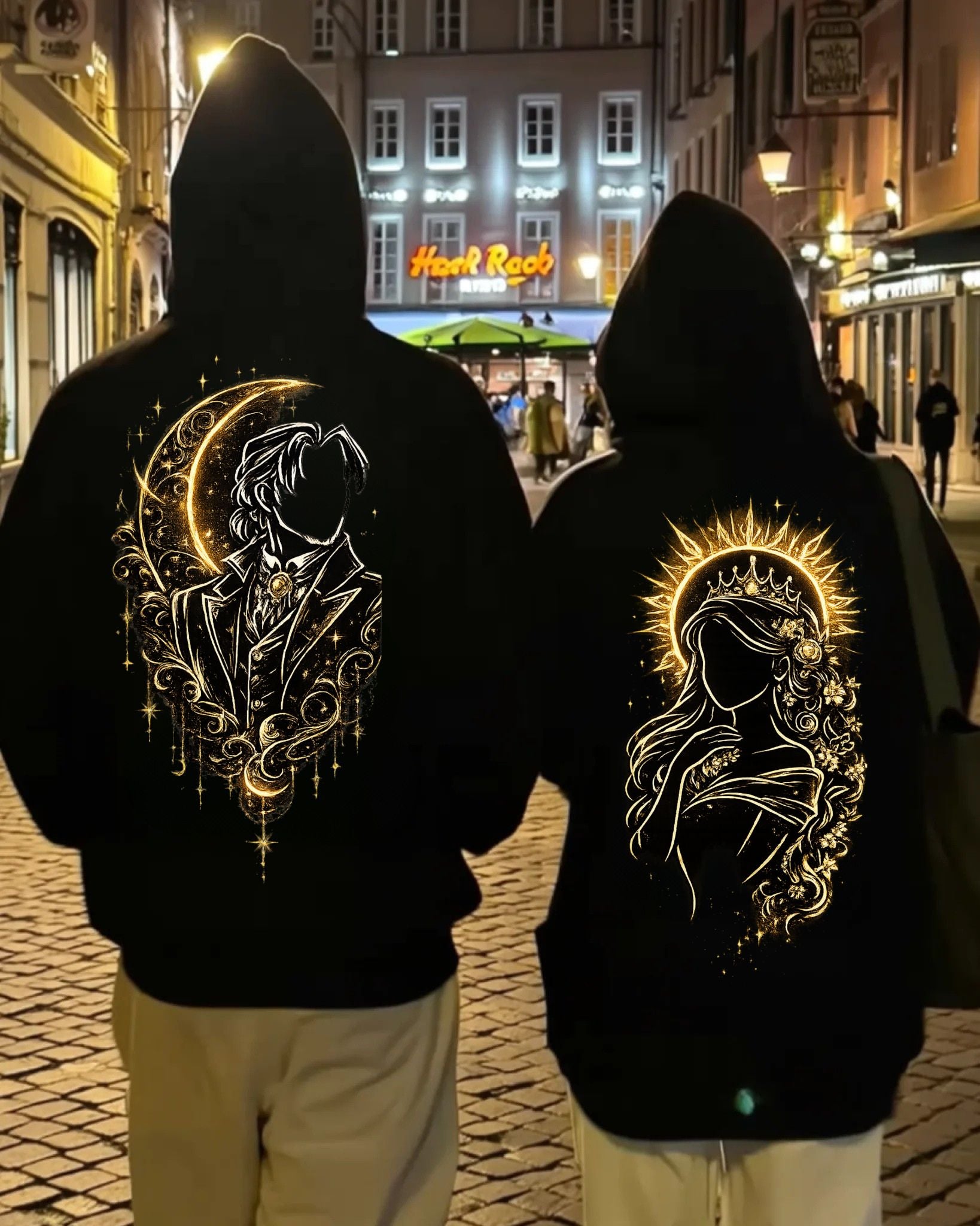 Dieb & Prinzessin Tag/Nacht - Kuschel Hoodie Bündel
