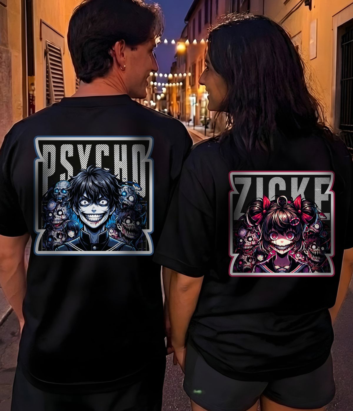 Psycho & Zicke - Shirt Couple Bündel