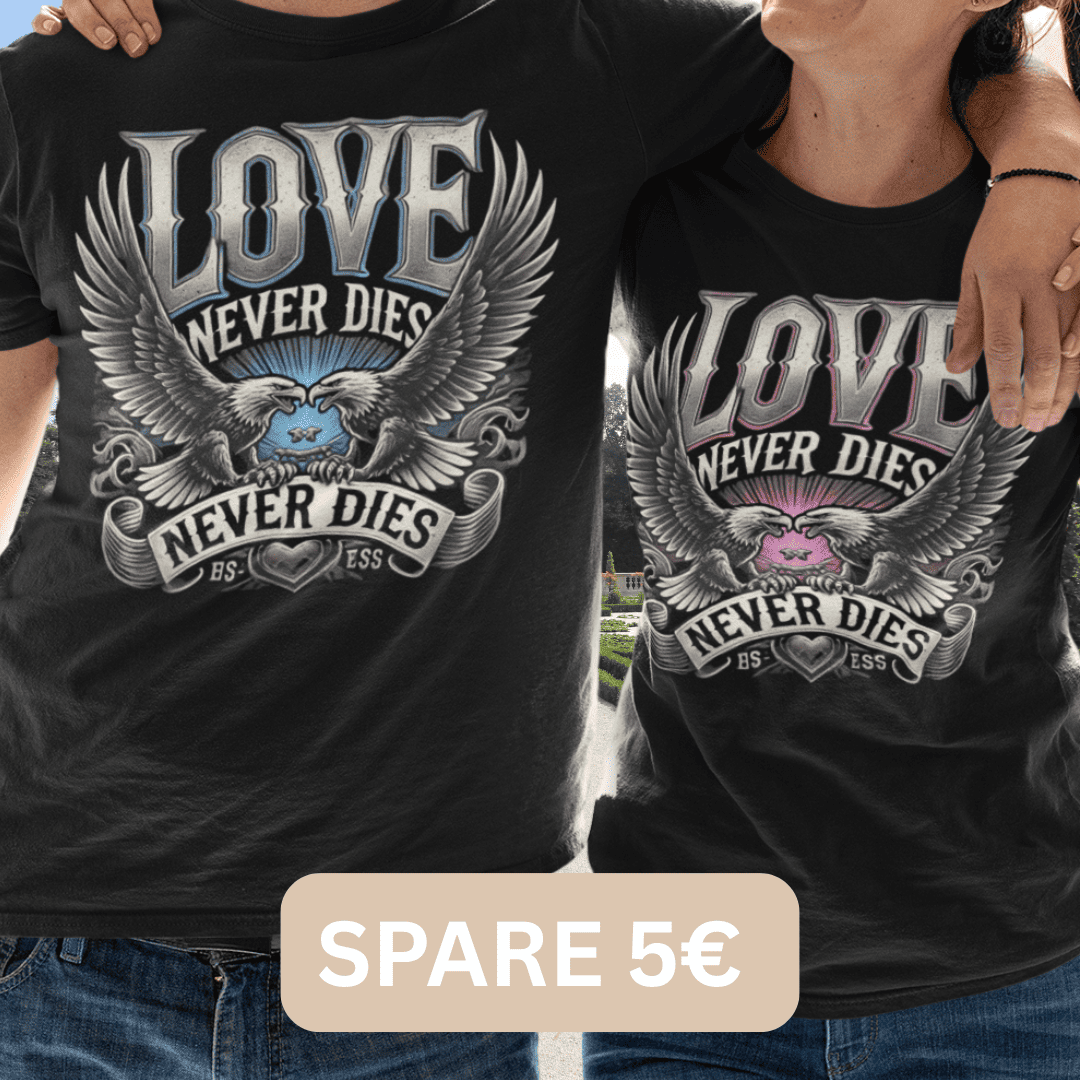 LOVE NEVER DIES - T-Shirt Bündel