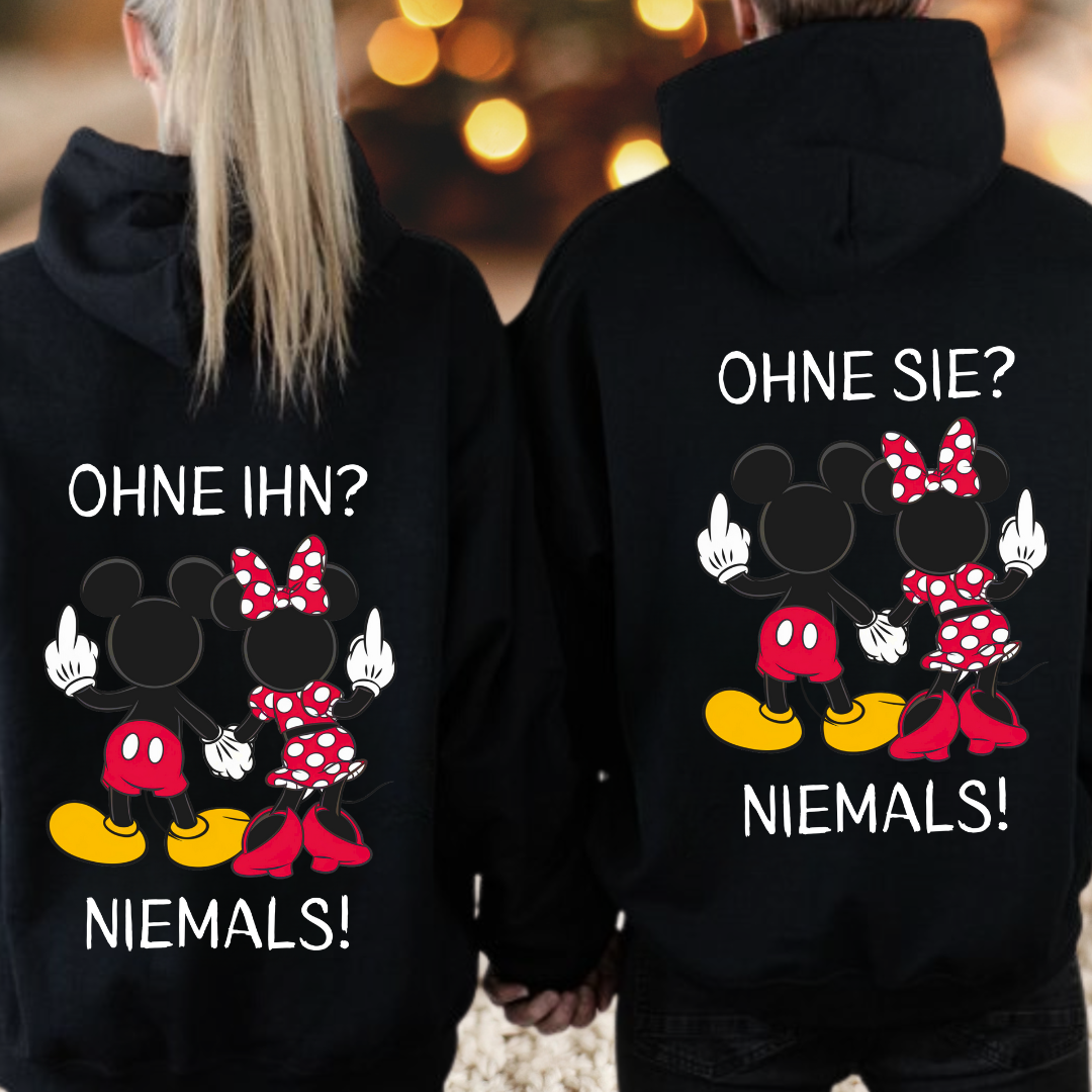 Ohne sie und ihn - Kuschel Hoodies Bündel