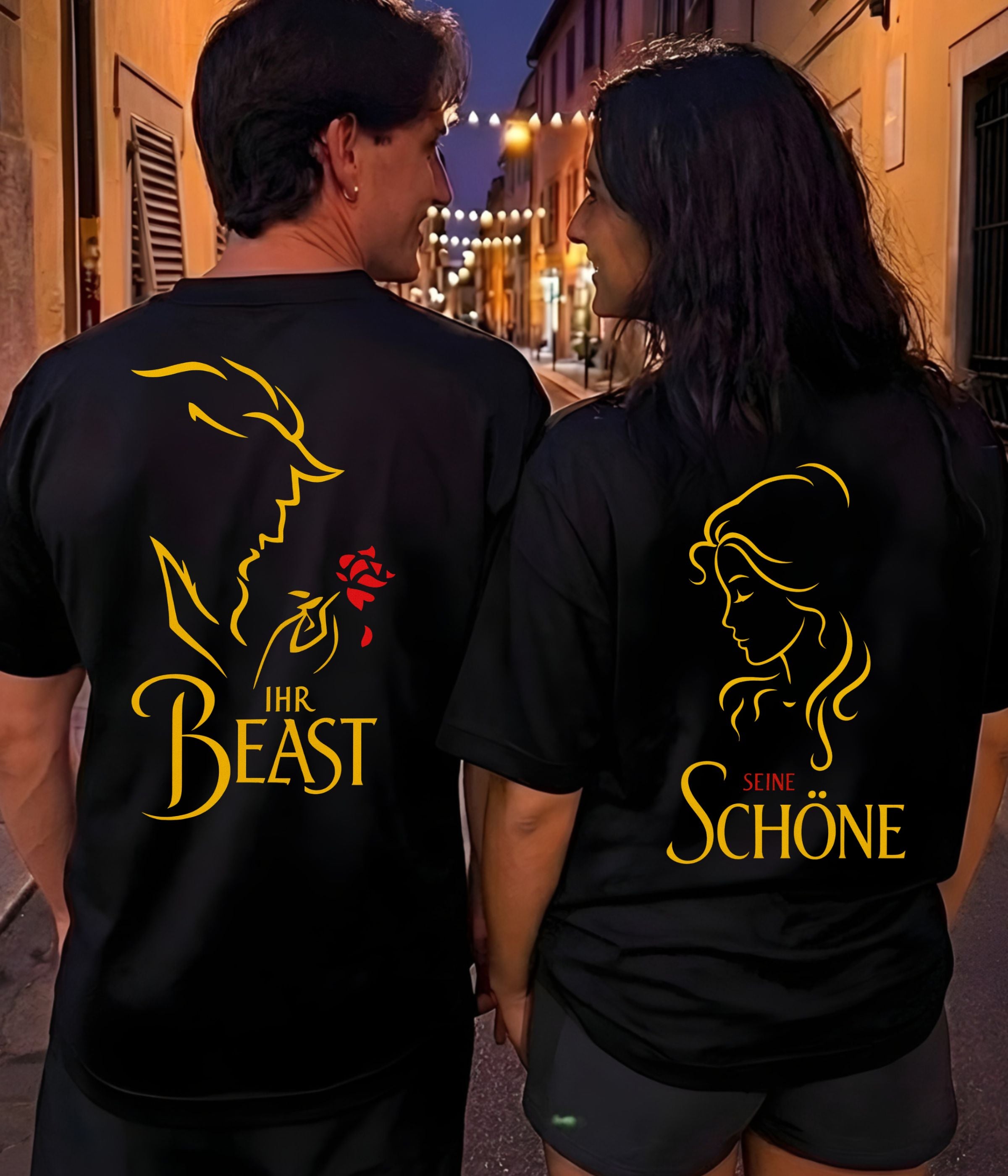 Schöne/Biest - Shirt Couple Bündel