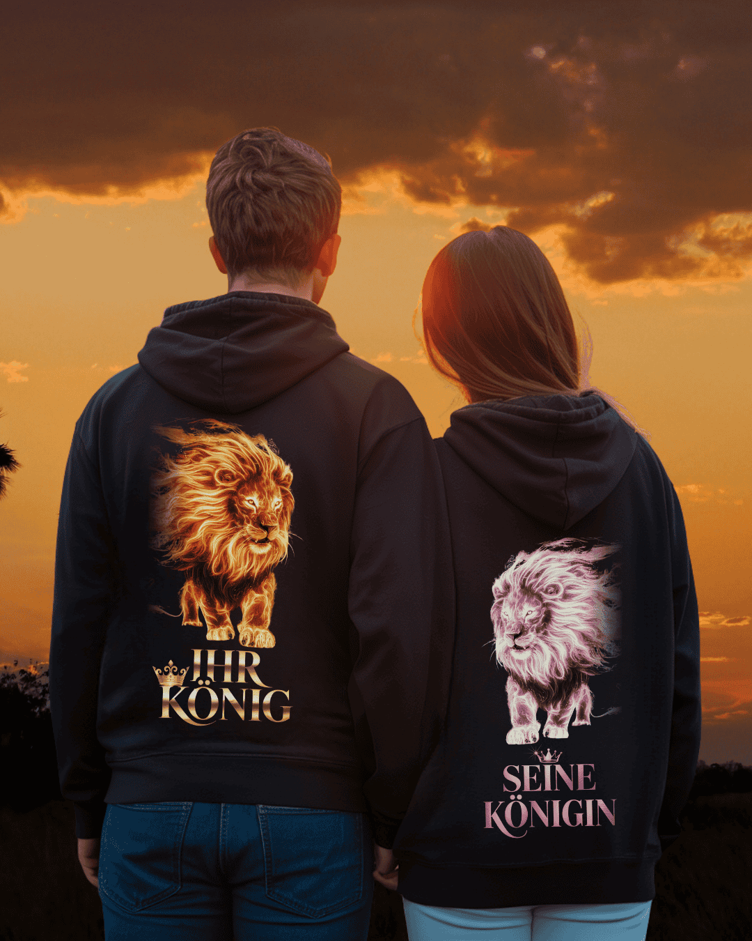 König & Königin - Kuschel Hoodie Bündel