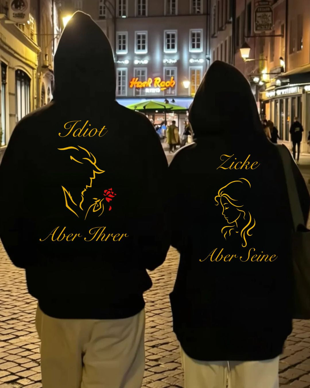 zicke idiot (schöne biest) - Kuschel Hoodie Bündel