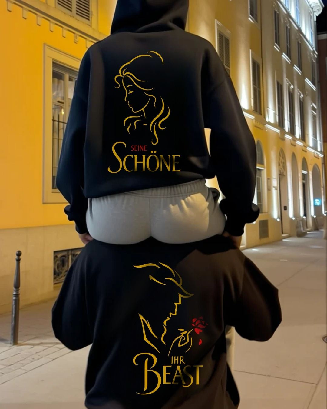 Schöne & Biest Kuschel Hoodie Bündel