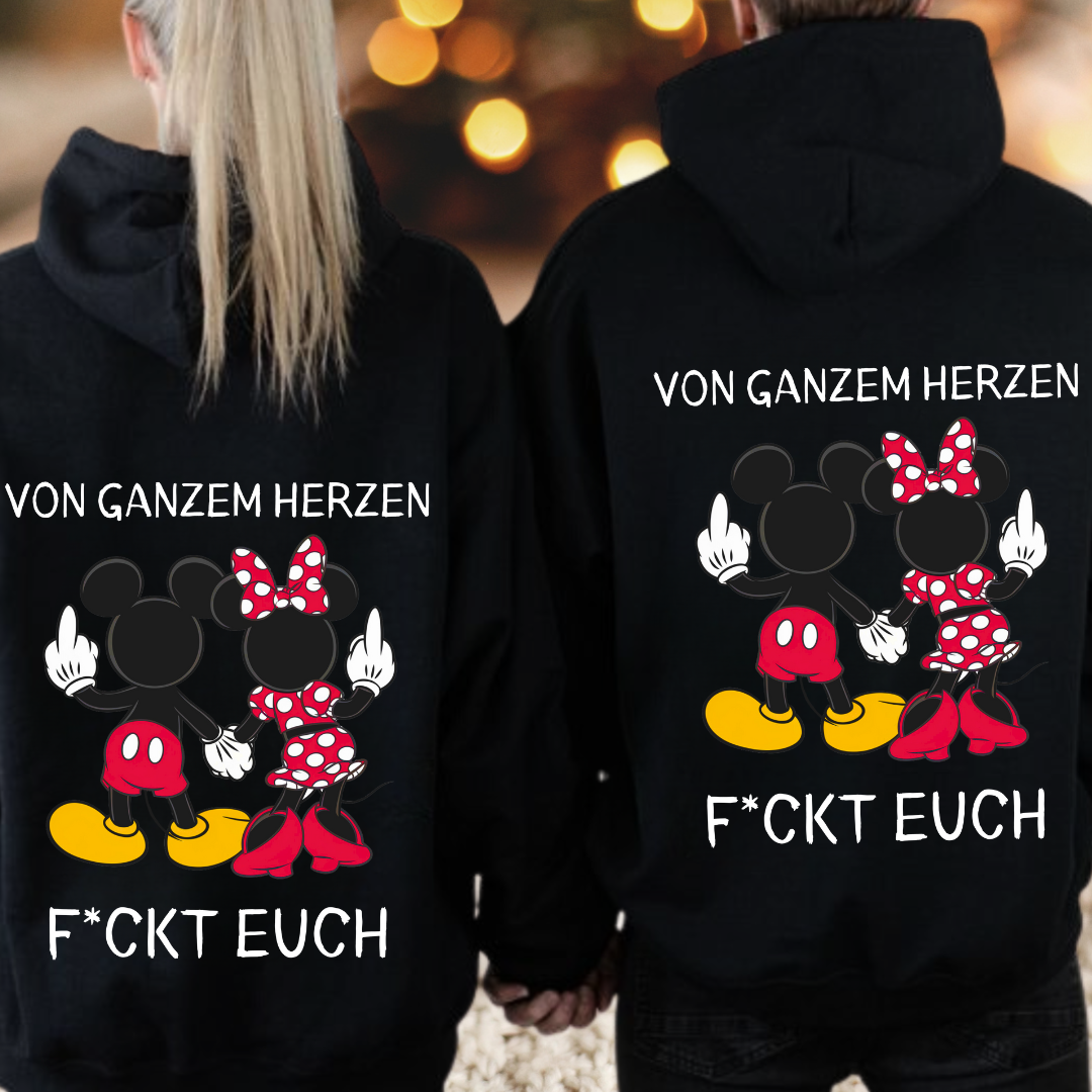 Von ganzem Herzen Mäuse - Kuschel Hoodies Bündel