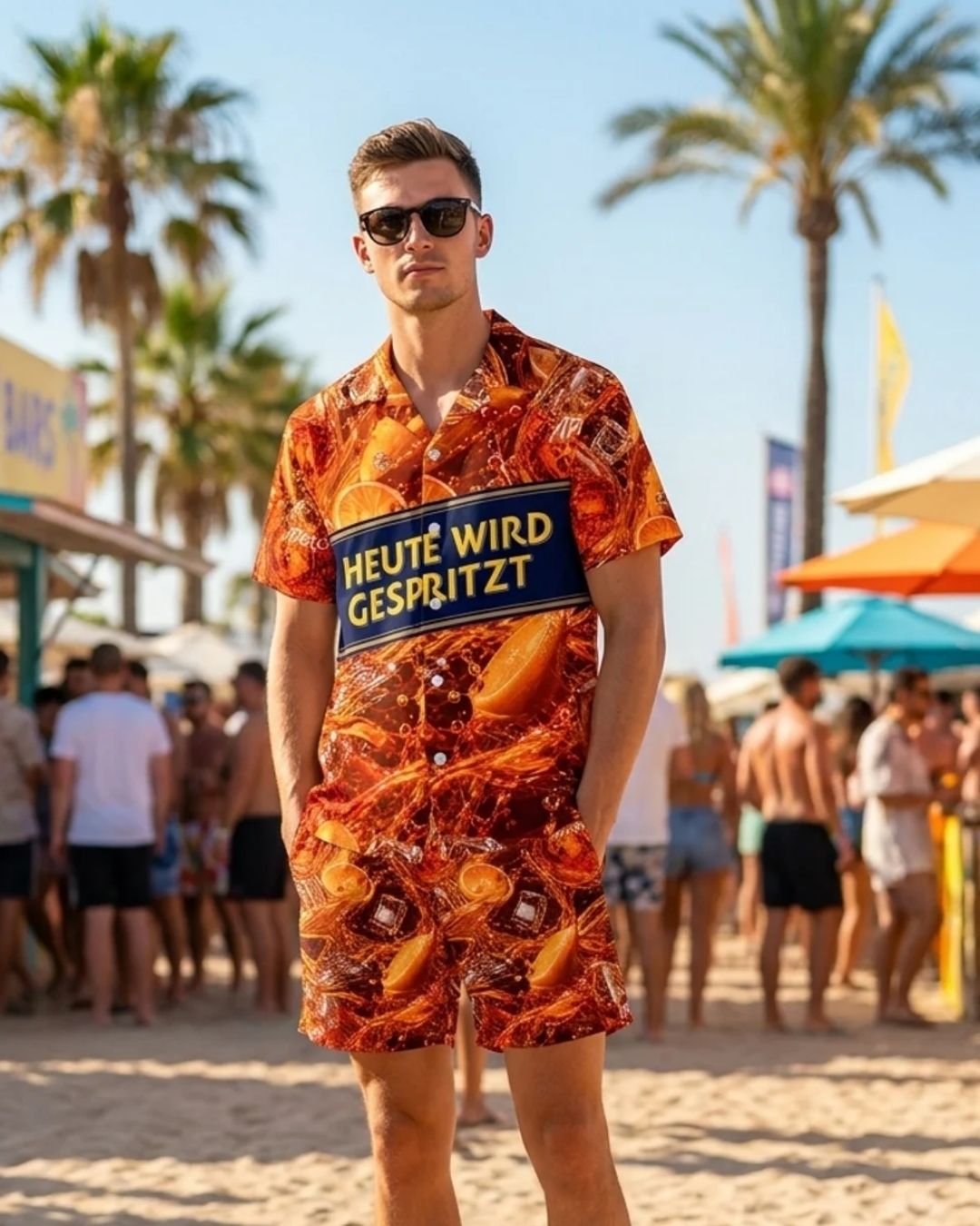 Spritz - Hawaiihemd Set