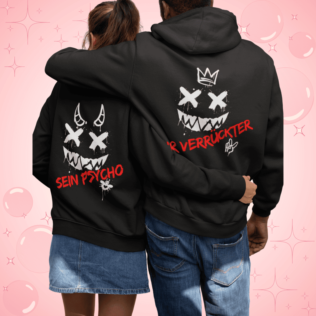 Psycho & Verrückter - Kuschel Hoodie Bündel