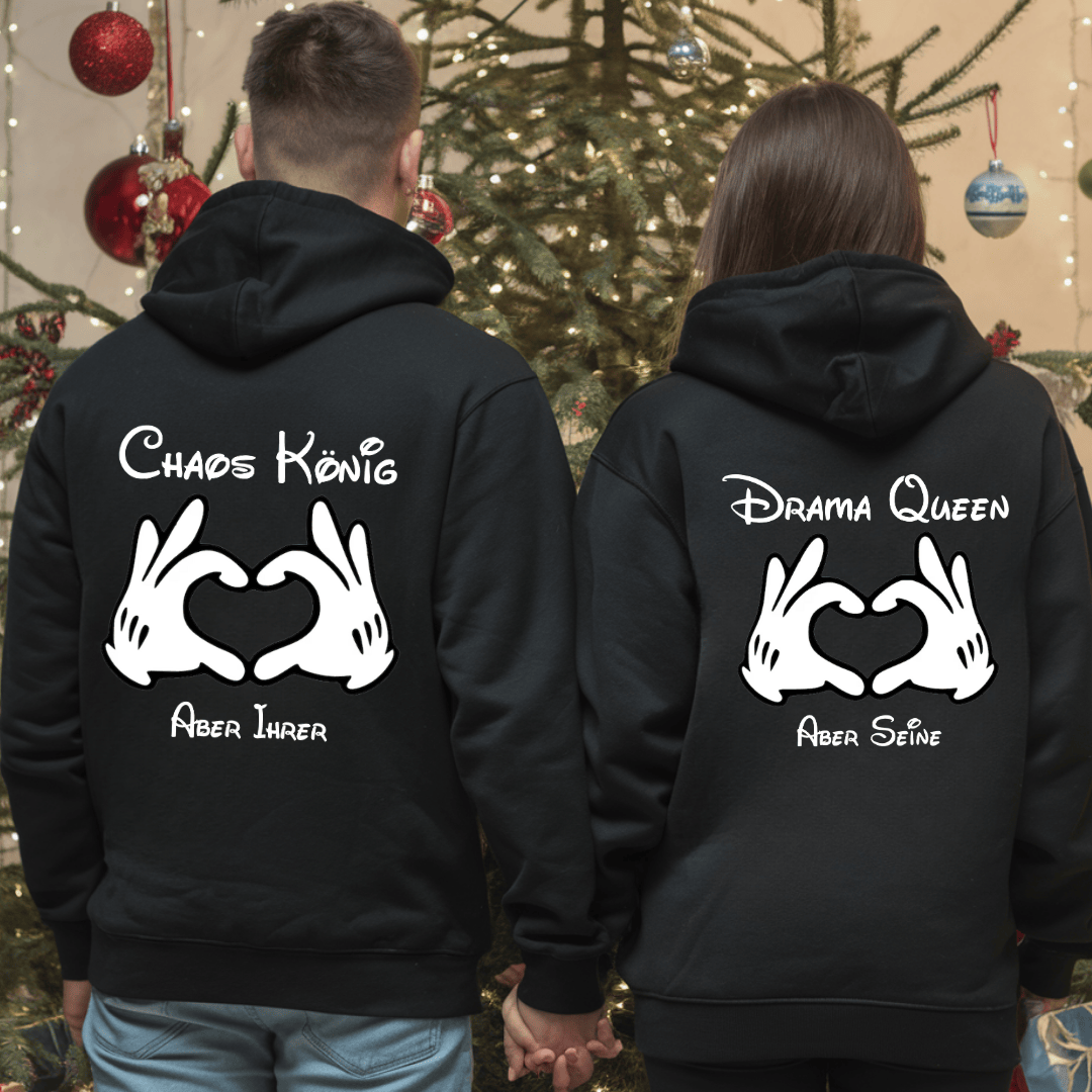 Queen & König Kuschel Hoodies Bündel