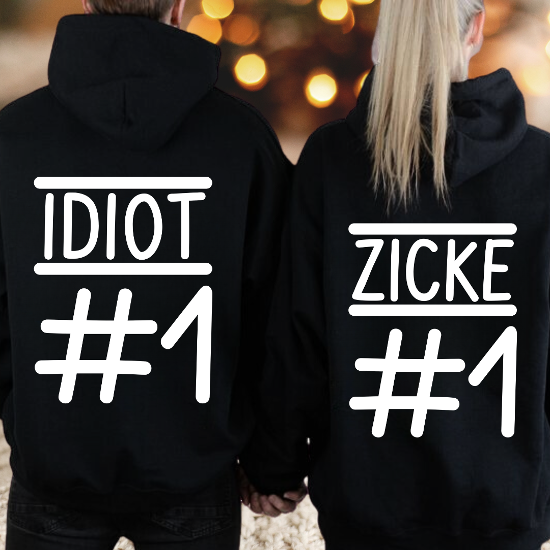 Zicke & Idiot Nr. 1 - Kuschel Hoodies Bündel