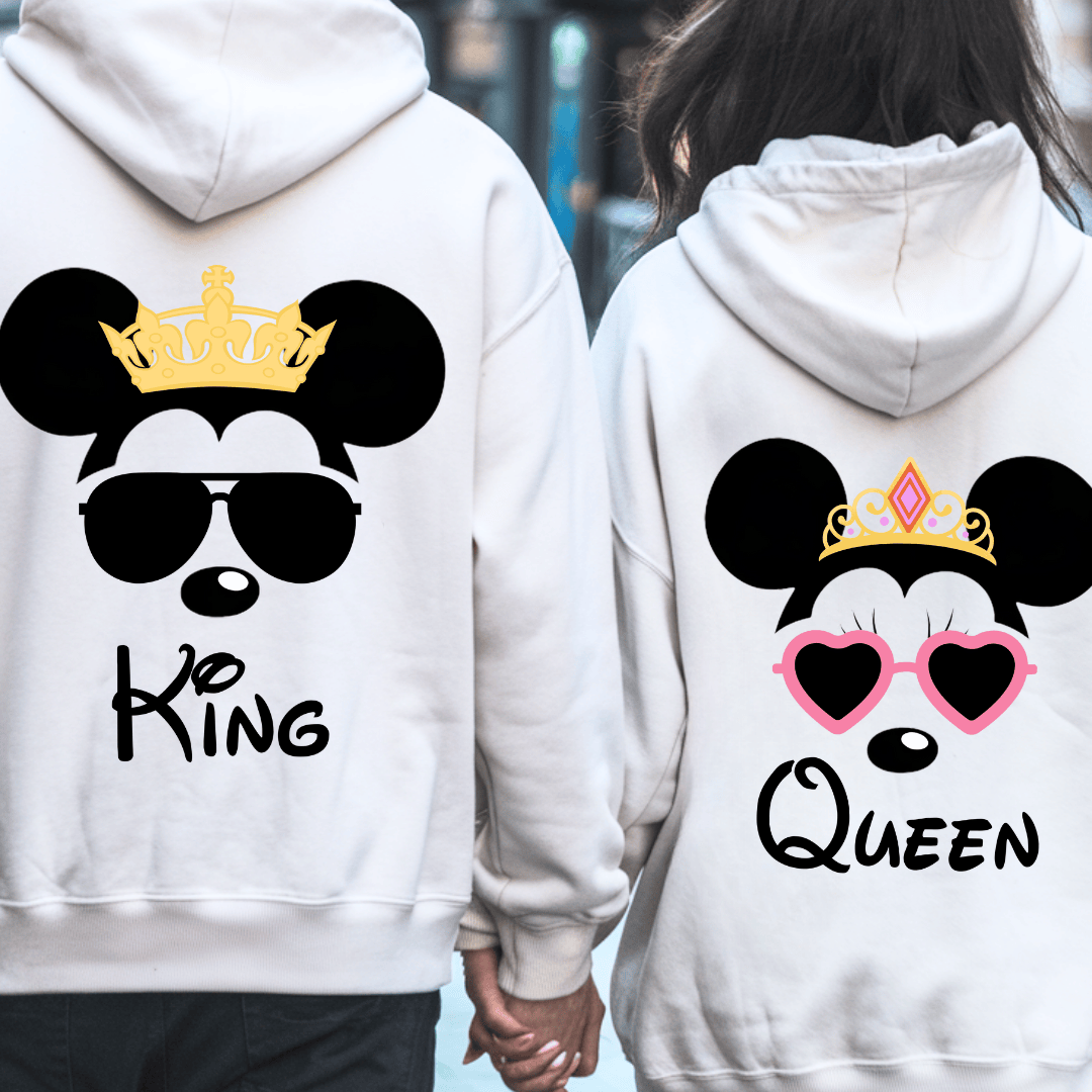 King & Queen Kuschel Hoodie Bündel