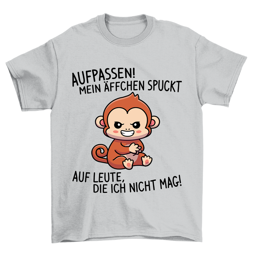 Aufpassen Äffchen - Shirt Unisex