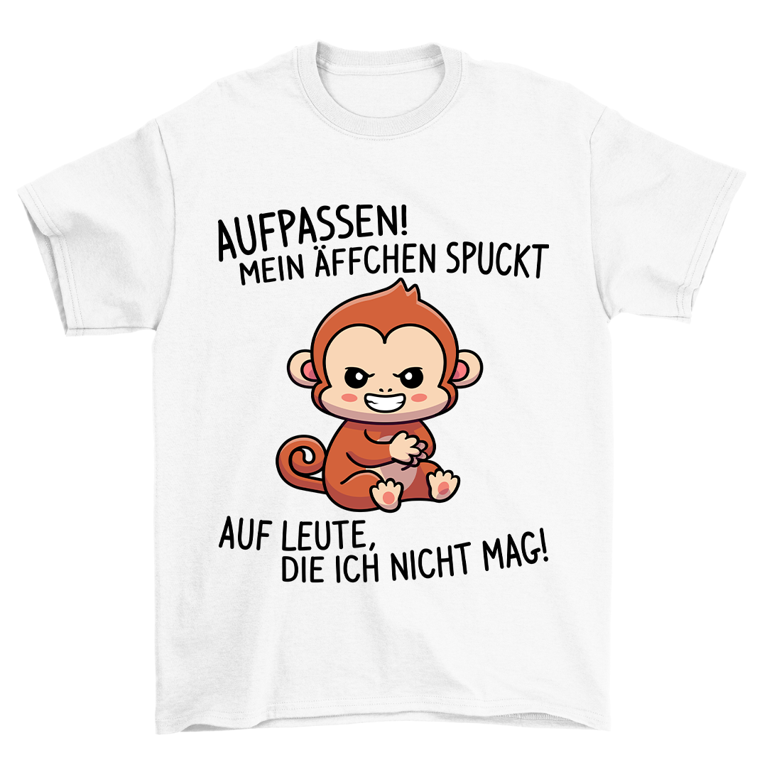 Aufpassen Äffchen - Shirt Unisex