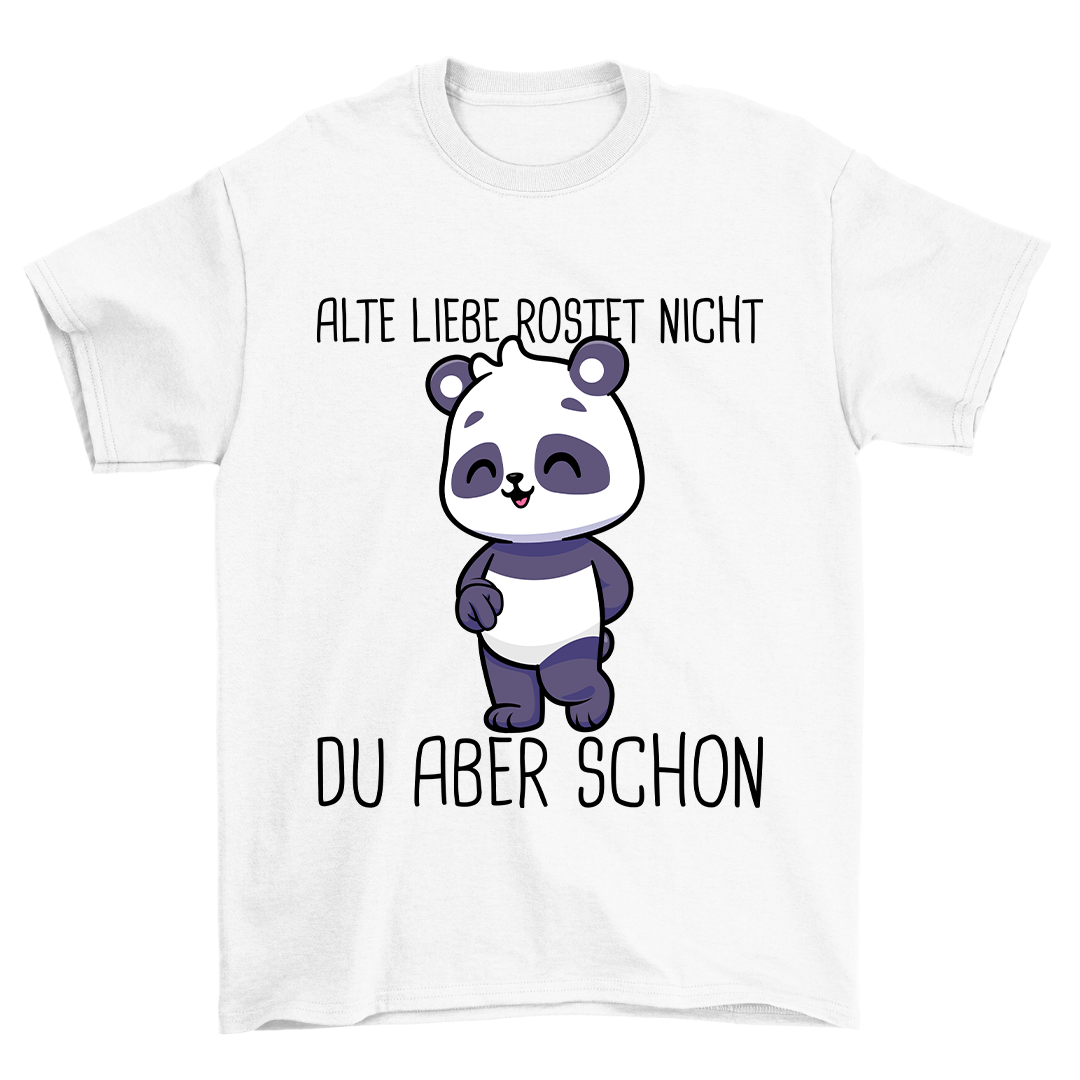 Alte Liebe Panda - Shirt Unisex