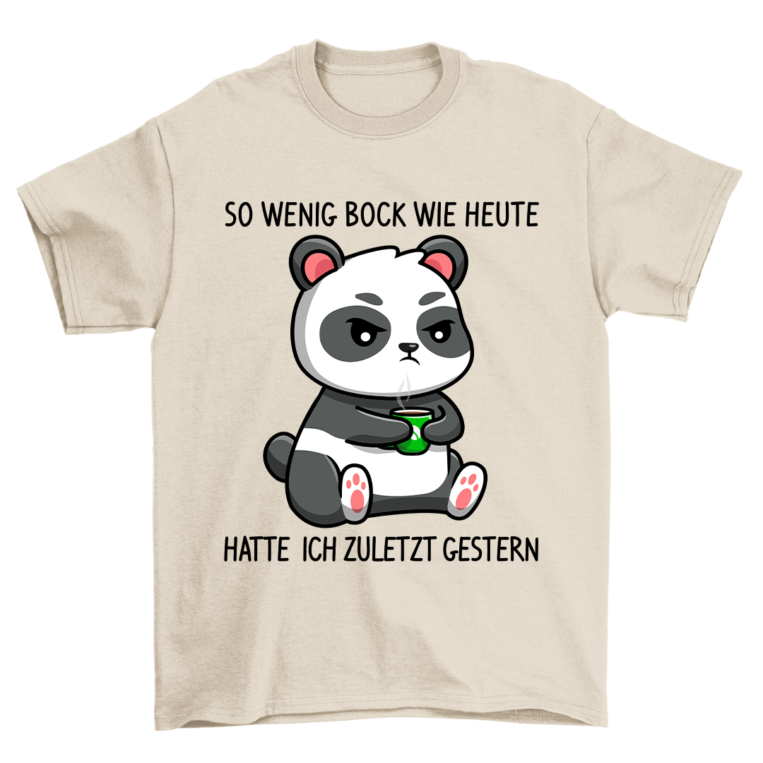 Wenig Bock Panda - Shirt Unisex