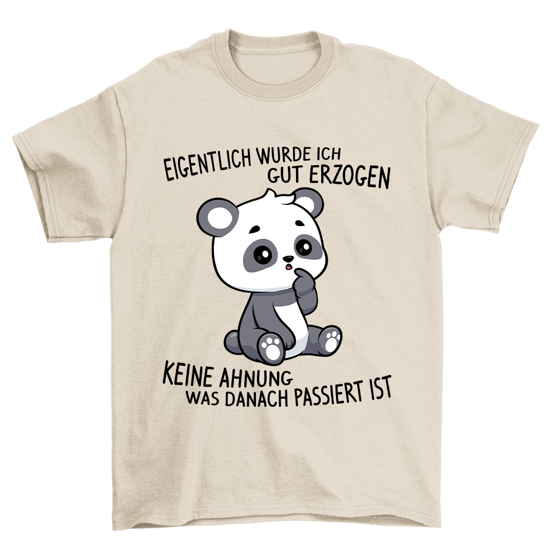 Keine Ahnung Panda - Shirt Unisex