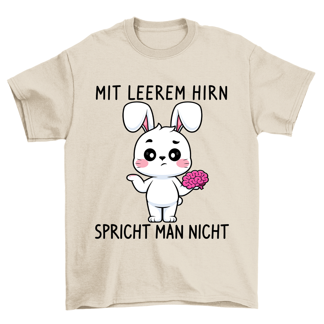 Leeres Hirn Hase - Shirt Unisex